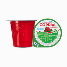 Ready-To-Drink Raspberry Flavoured Cordial Level 4 Extremely Thick - Pack of 12