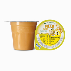 Ready-To-Drink Thickened Pear Juice Level 3 Moderately Thick - Pack of 12
