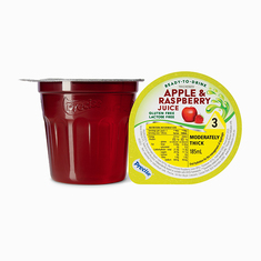 Ready-To-Drink Apple & Raspberry Juice Level 3 Moderately Thick - Pack of 12