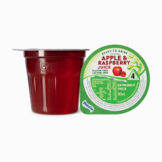 Ready-To-Drink Apple & Raspberry Juice Level 4 Extremely Thick - Pack of 12